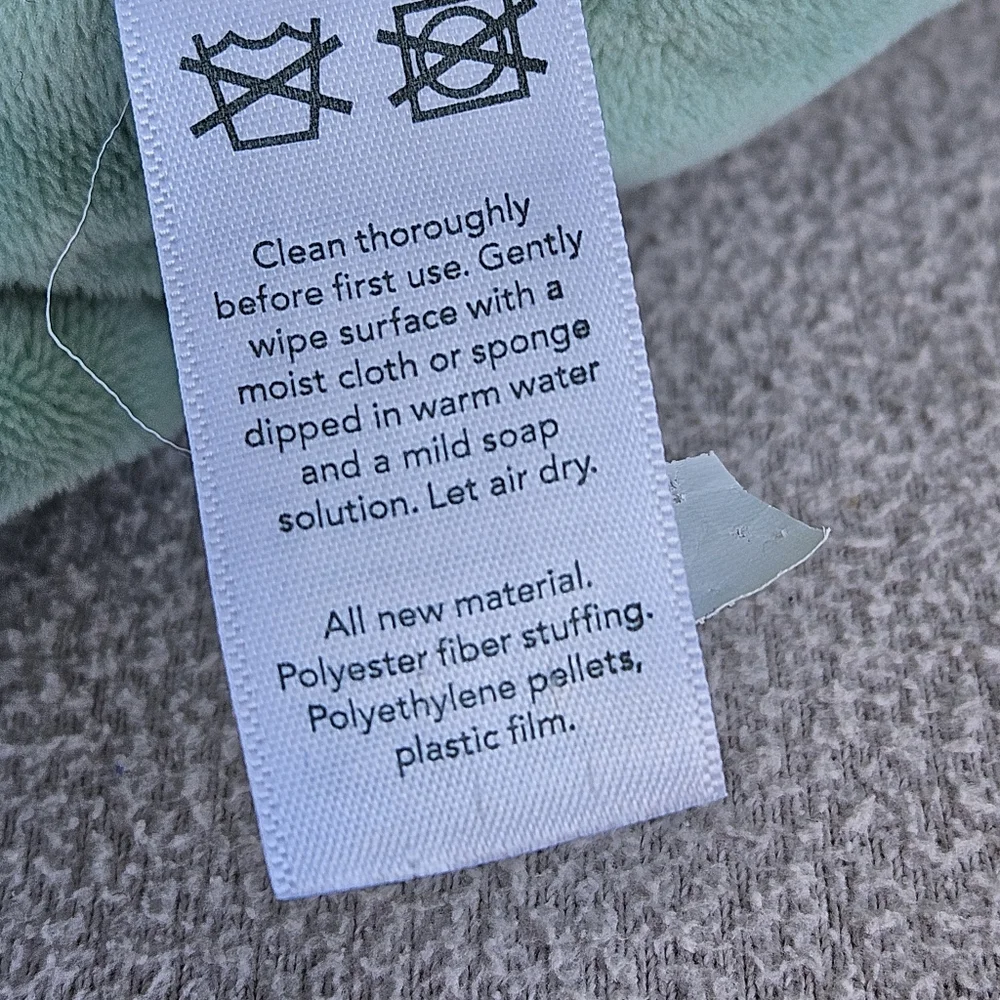 Carters Just One You Green Dinosaur Plush Rattle 8